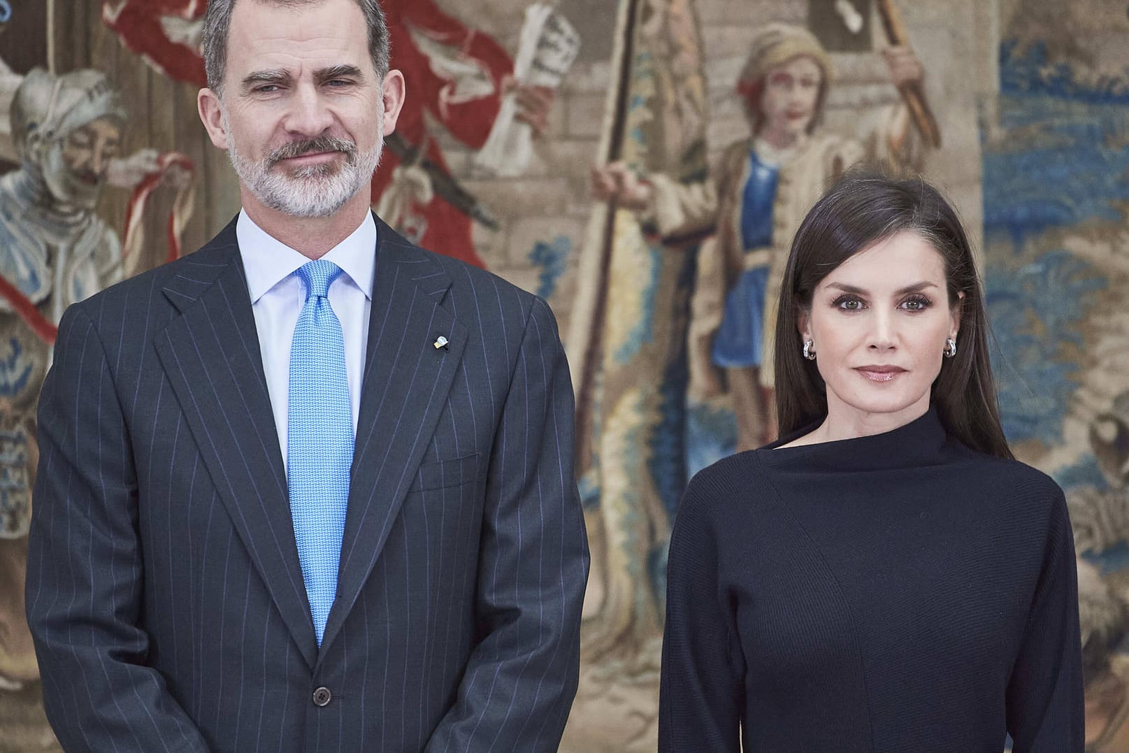 König Felipe VI und Letzizia bei den nationalen Forschungspreisen am Montag