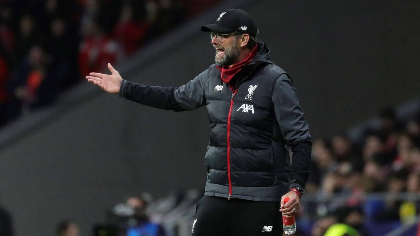 Unter Druck: Jürgen Klopp braucht mit dem FC Liverpool gegen Atletico nun einen Heimsieg zum Erreichen des Viertelfinales. Unter Druck: Jürgen Klopp braucht mit dem FC Liverpool gegen Atletico nun einen Heimsieg zum Erreichen des Viertelfinales.