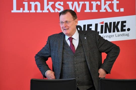 Bodo Ramelow liegt mit der Linken in Umfragen derzeit klar vorne.