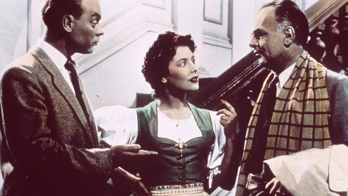IDer Film "Schwarzwaldmädel" war die erste Farbfilmproduktion der Bundesrepublik nach dem Krieg.