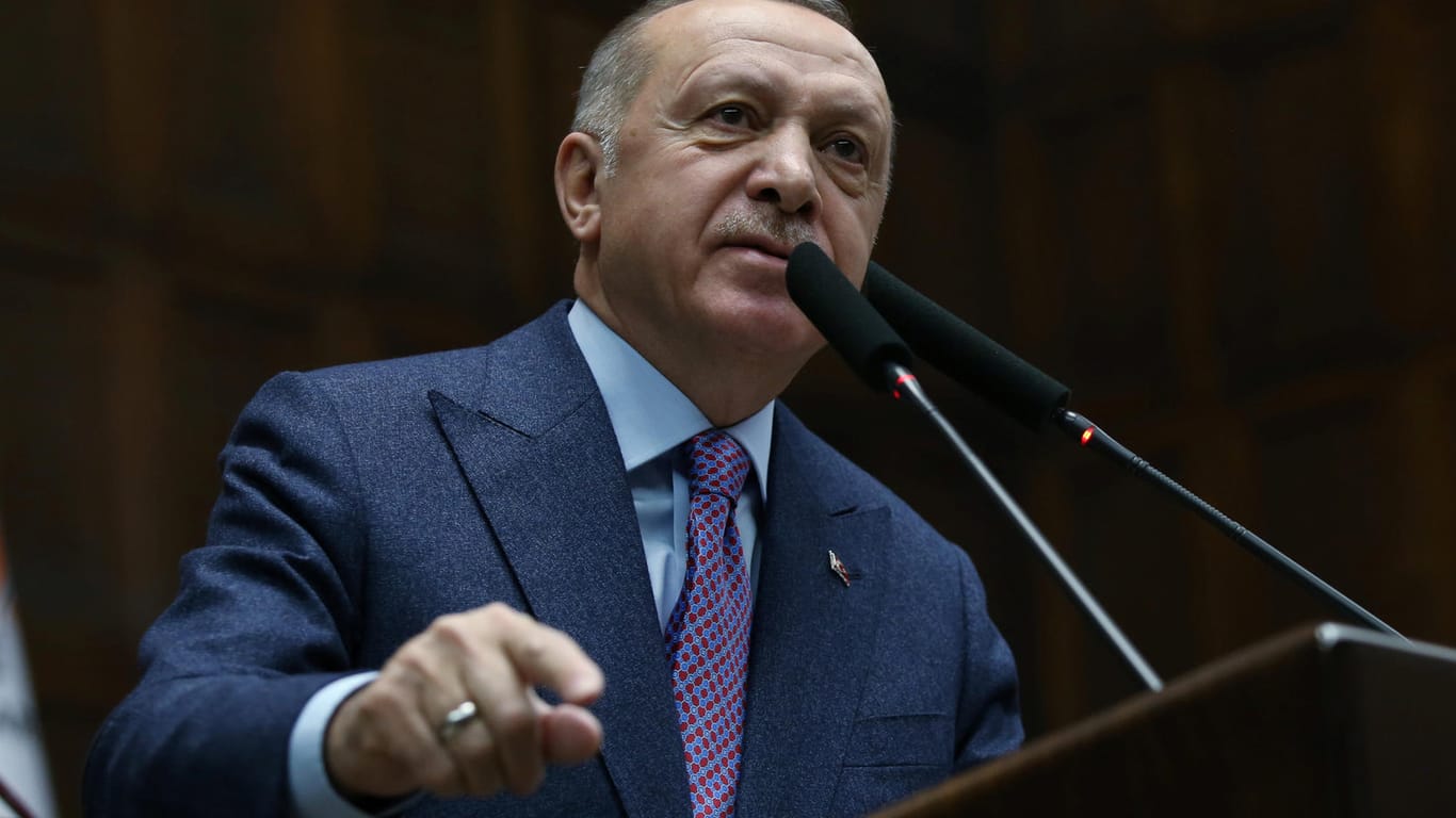 Der türkische Präsident Erdogan: "Wir sind entschlossen, aus Idlib eine sichere Region für die Türkei und die einheimische Bevölkerung zu machen."