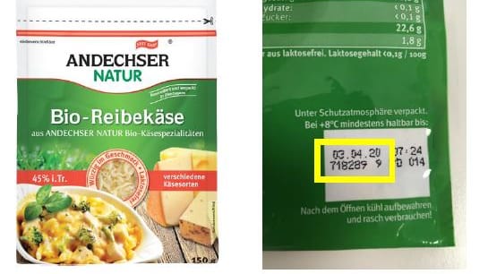 Rückruf: Dieser Reibekäse wird derzeit zurückgerufen.