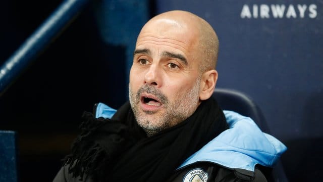 Trainer Pep Guardiola will seinen Vertrag bei Manchester City erfüllen. Trainer Pep Guardiola will seinen Vertrag bei Manchester City erfüllen.