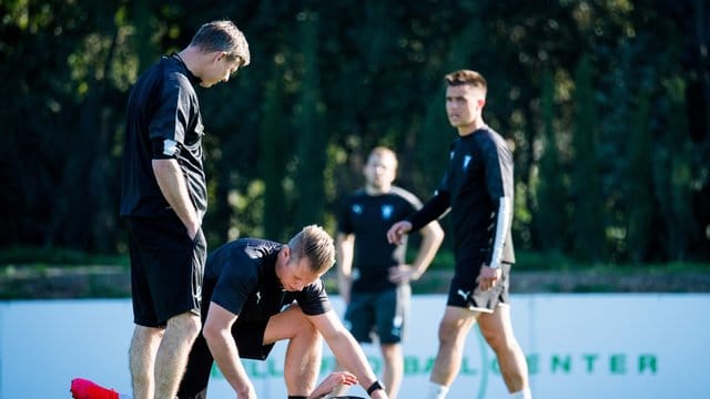 Ex-Bundesliga-Profi Jon Dahl Tomasson (l) ist Trainer von Malmö FF.