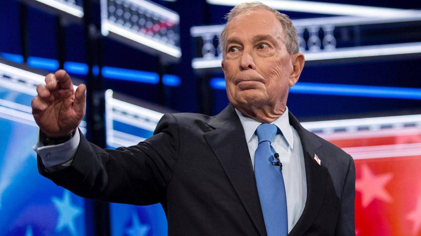 Michael Bloomberg: Bei seiner ersten Teilnahme an einer TV-Debatte der Demokraten geriet er in die Kritik.