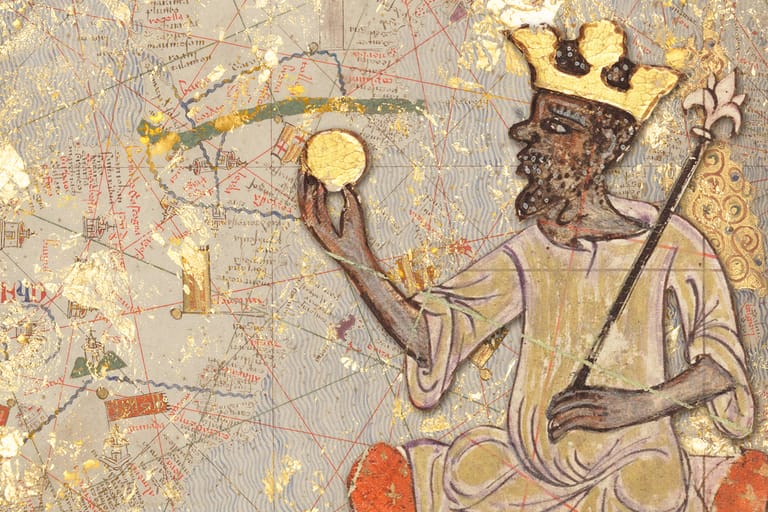 Abbildung von Mansa Musa (14. Jahrhundert): Der Herrscher von Mali lebte in unglaublichem Reichtum.