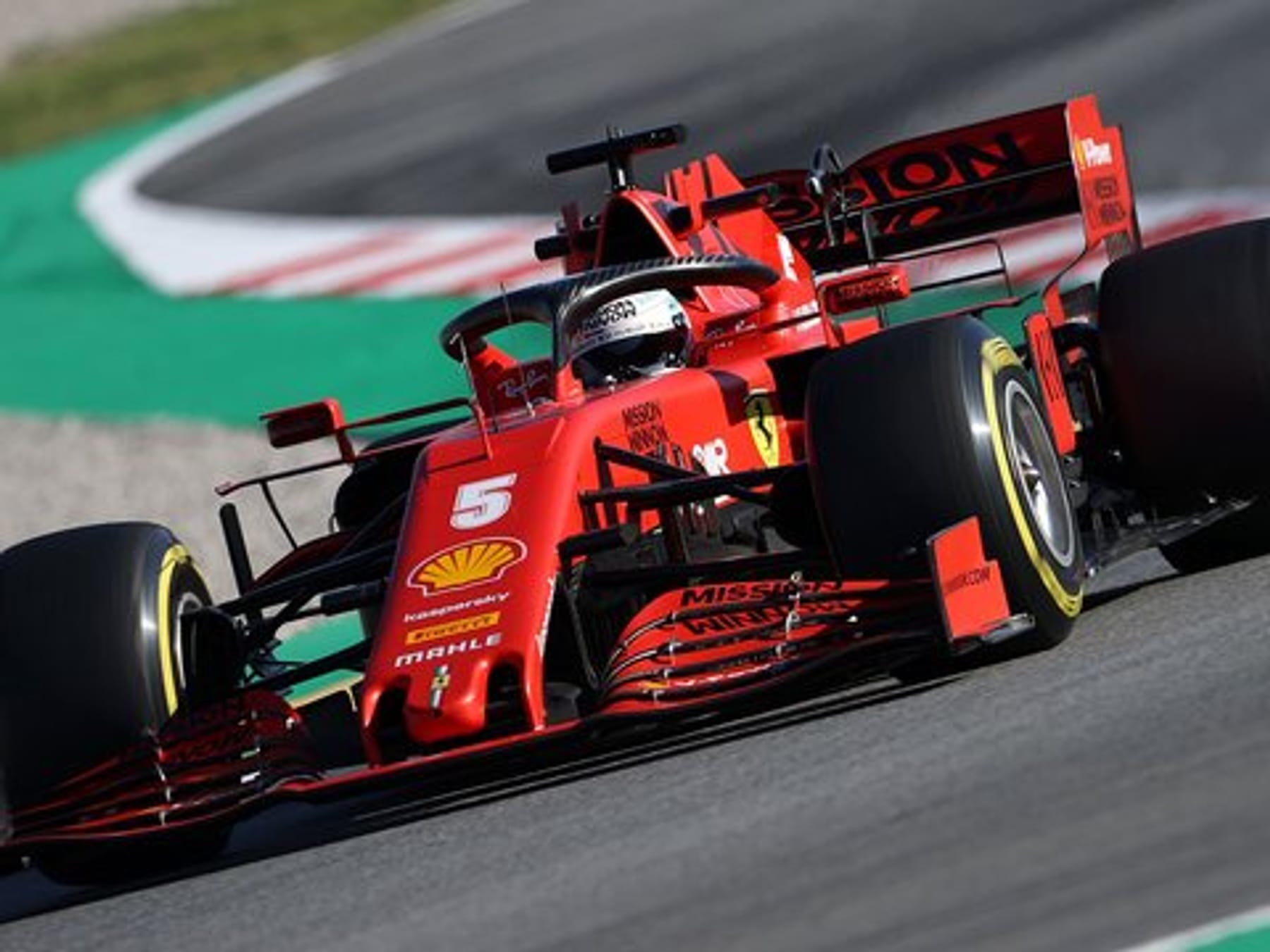 Testfahrten Vettel wieder im Formel-1-Auto