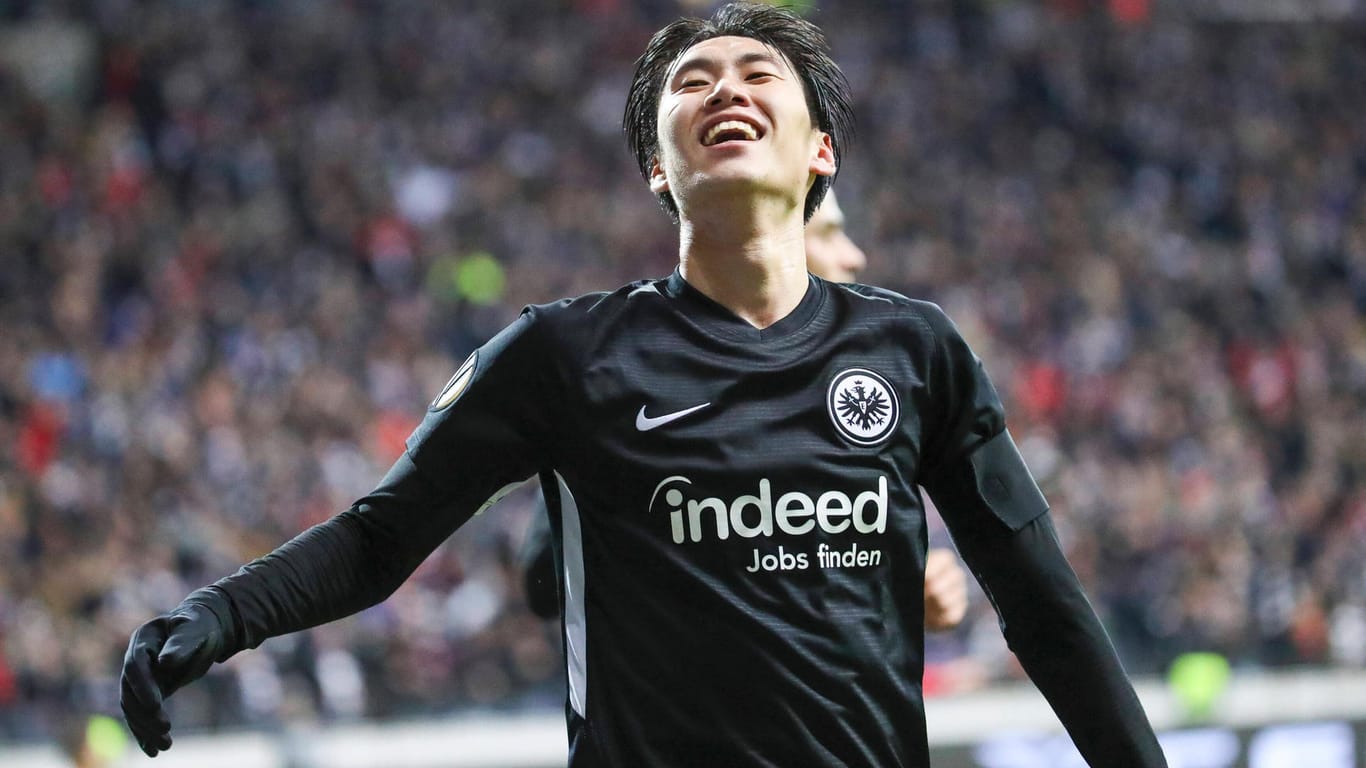 Starker Auftritt: Daichi Kamada erzielte gegen Salzburg die ersten drei Treffer von Eintracht Frankfurt.