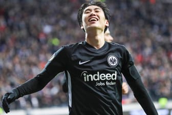 Starker Auftritt: Daichi Kamada erzielte gegen Salzburg die ersten drei Treffer von Eintracht Frankfurt.