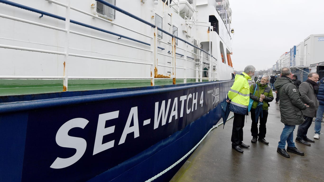 Das Rettungsschiff "Sea-Watch 4": Das Schiff kann 1.000 Menschen aufnehmen.
