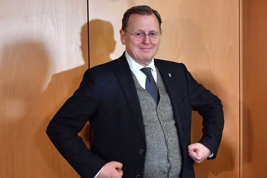 Bodo Ramelow im Thüringer Landtag: In der Regierungskrise ist ein Durchbruch erzielt worden.
