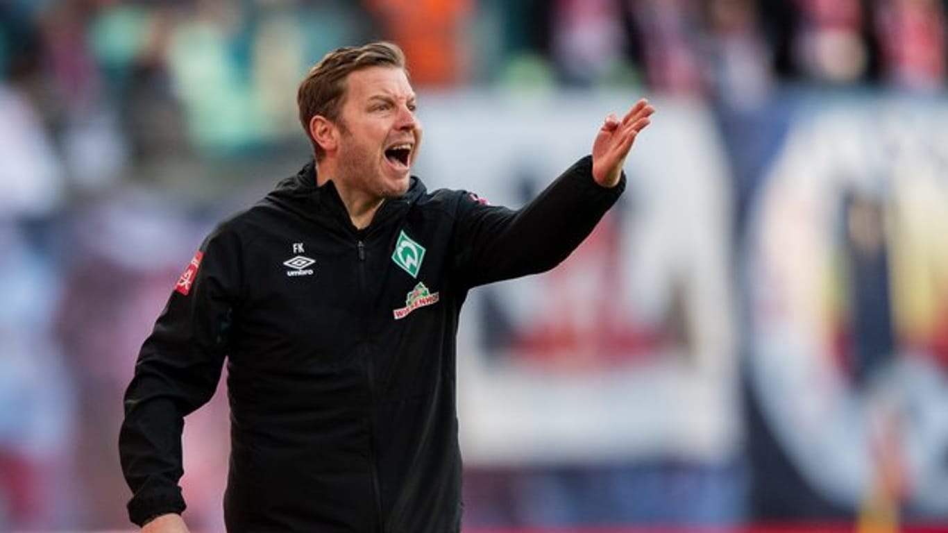 Steckt mit Werder Bremen mitten im Abstiegskampf: Trainer Florian Kohfeldt.
