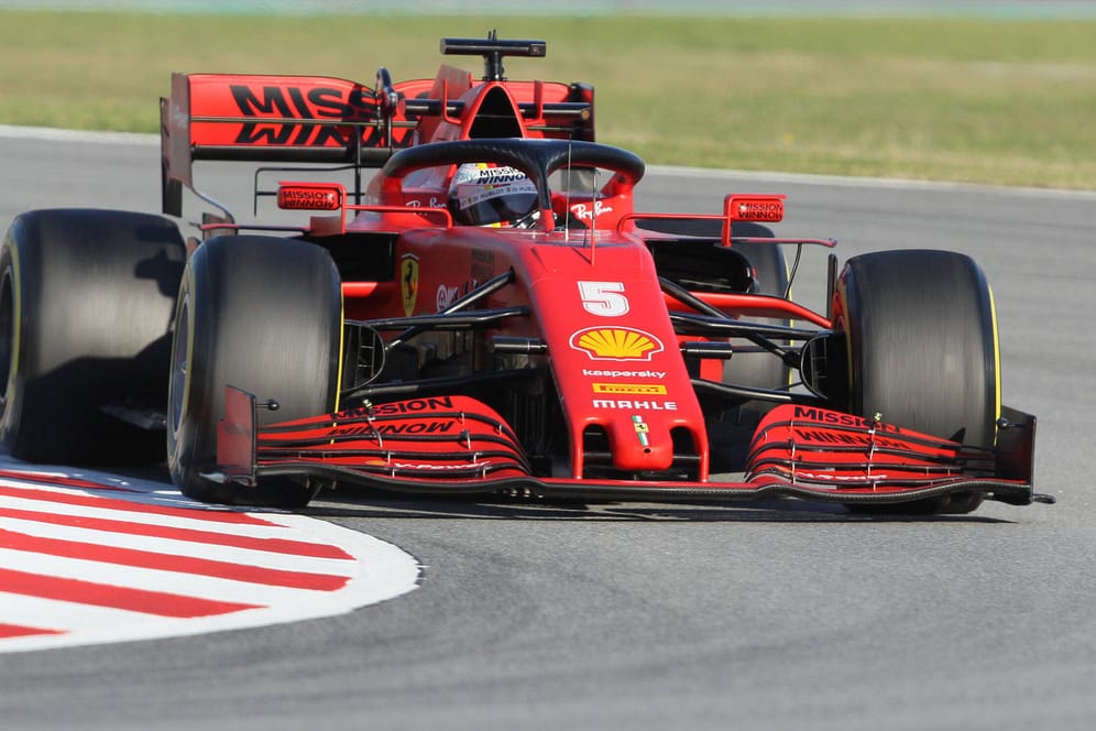 Sebastian Vettel: Der Ferrari-Pilot hatte am Freitag Probleme mit seinem Motor.