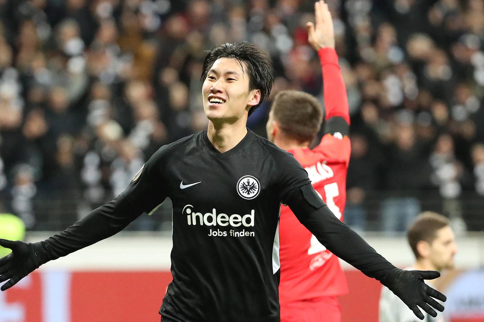 Eintrachts Torschütze Daichi Kamada: Gegen RB Salzburg gelangen ihm drei Tore.