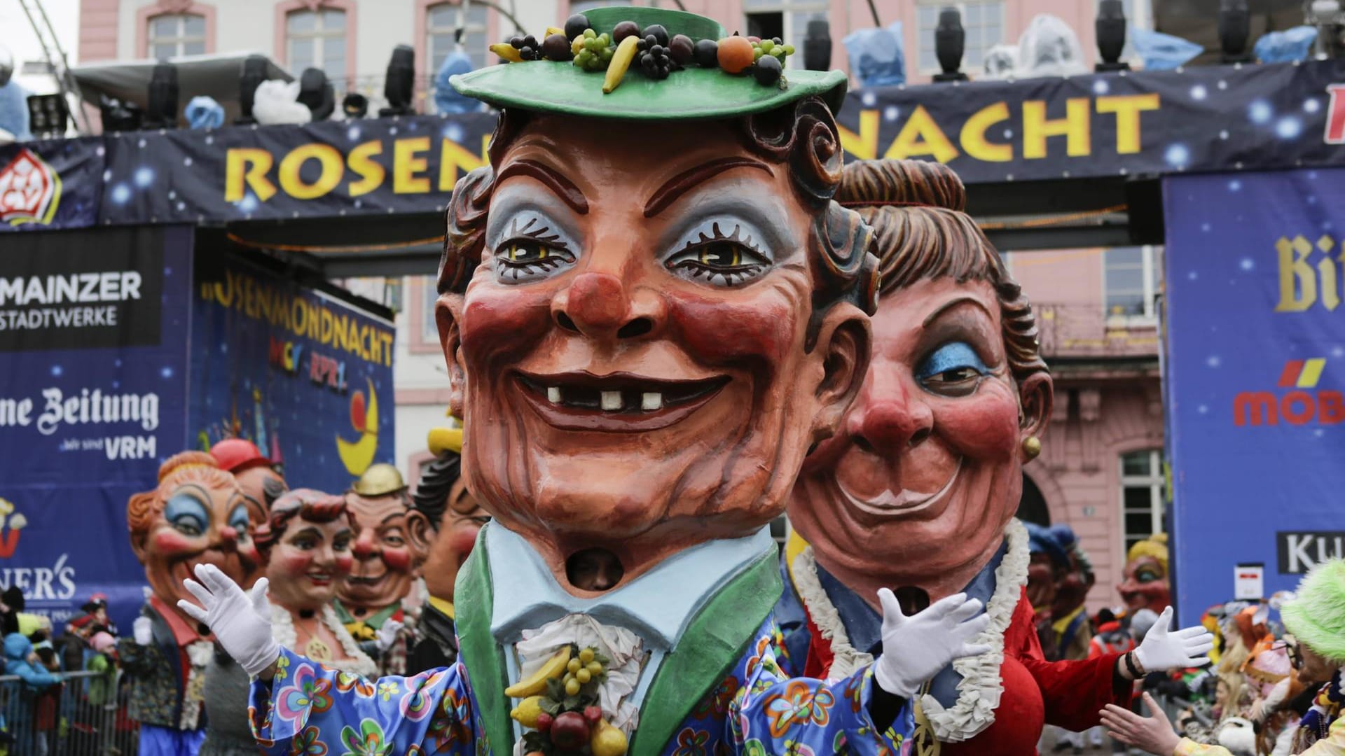 Schwellköpp bei der Mainzer Fastnacht: Seit 90 Jahren gehörten sie in Mainz dazu.