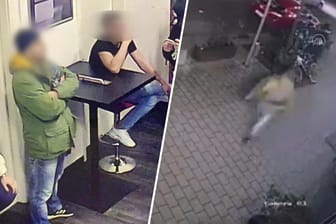 Anschlag in Hanau: Ein Video zeigt den mutmaßlichen Täter offenbar zur Tatzeit in unmittelbarer Nähe zum Tatort.
