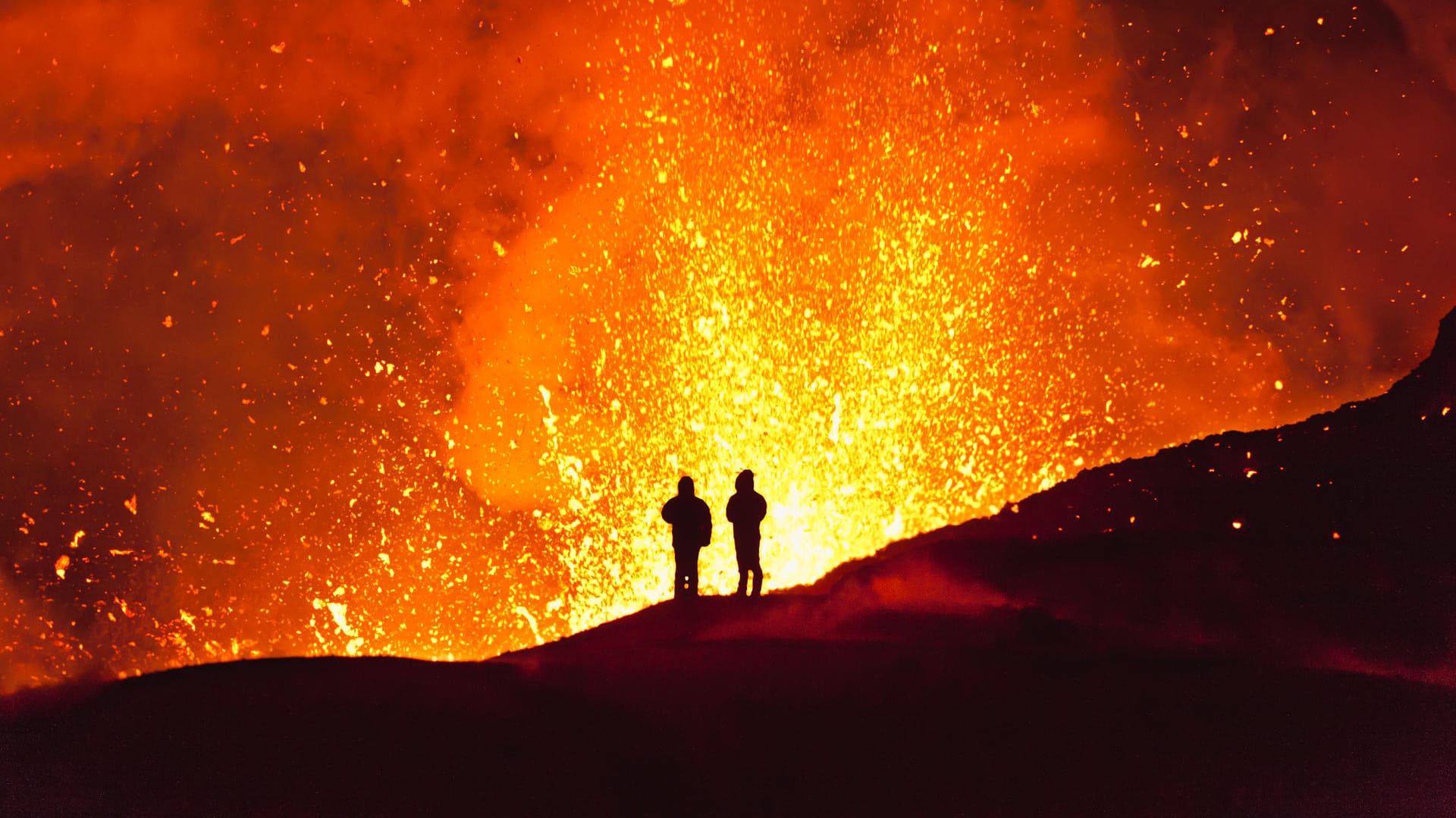 Magic fire. Kamchatka