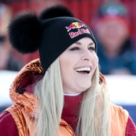 Lindsey Vonn war im Januar 2020 in Kitzbühel beim Skiweltcup
