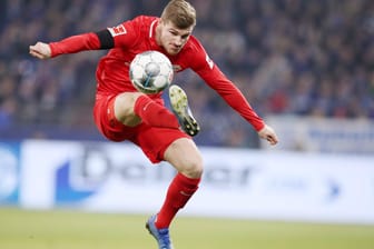 Traf auf Schalke: Leipzigs Timo Werner.