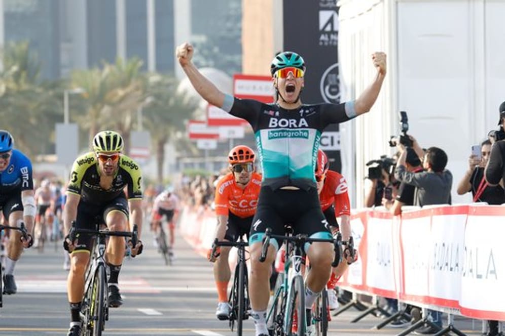 Sichert sich den Sieg bei der ersten Etappe der UAE-Tour: Pascal Ackermann.