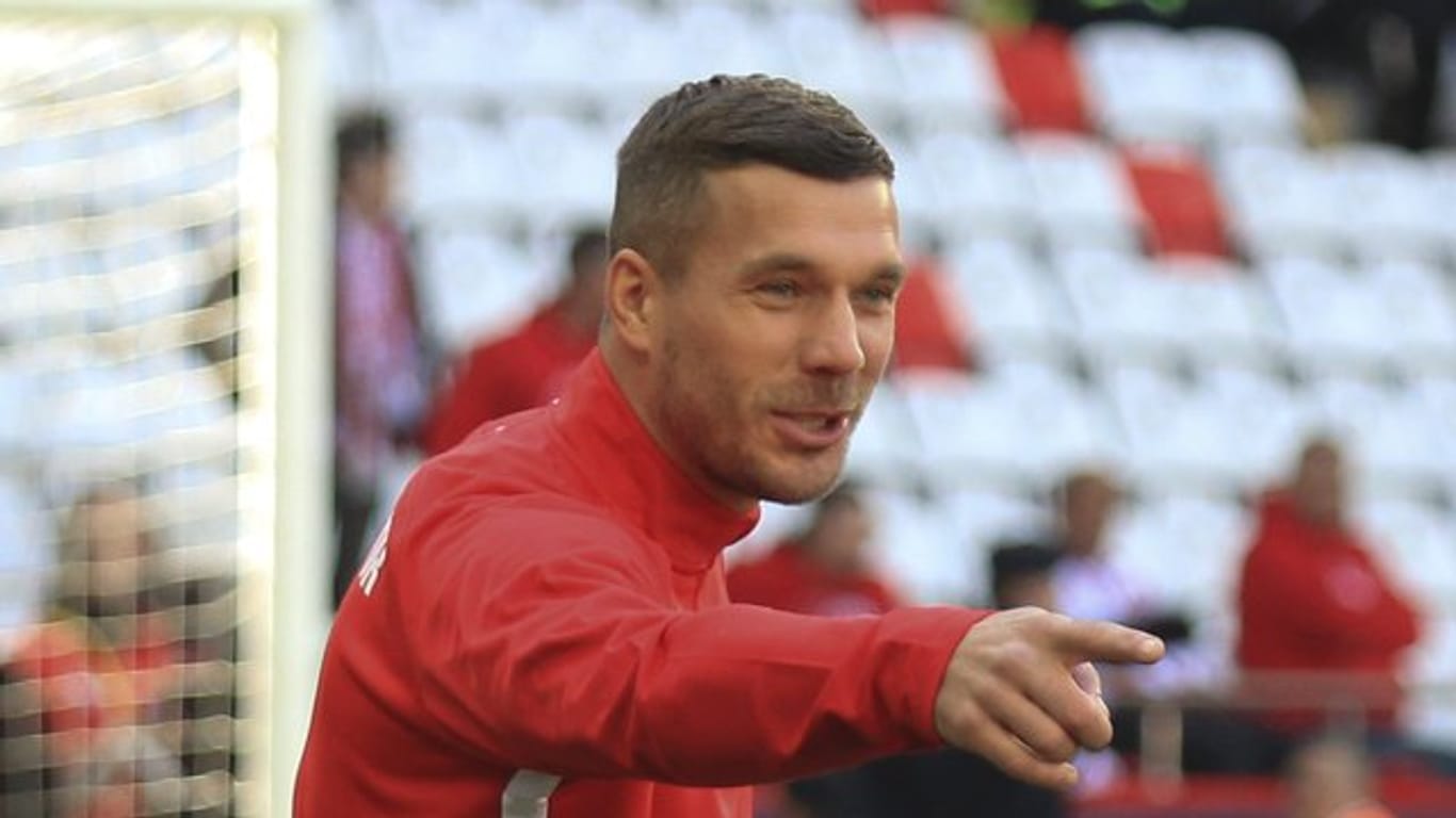 Lukas Podolski hat seinem Club beim Auswärtssieg bei Yeni Malatya mit dem Siegtreffer zu wichtigen drei Punkten verholfen.