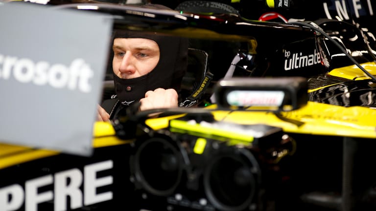 Voll fokussiert: Hülkenberg in der vergangenen Saison im Renault.