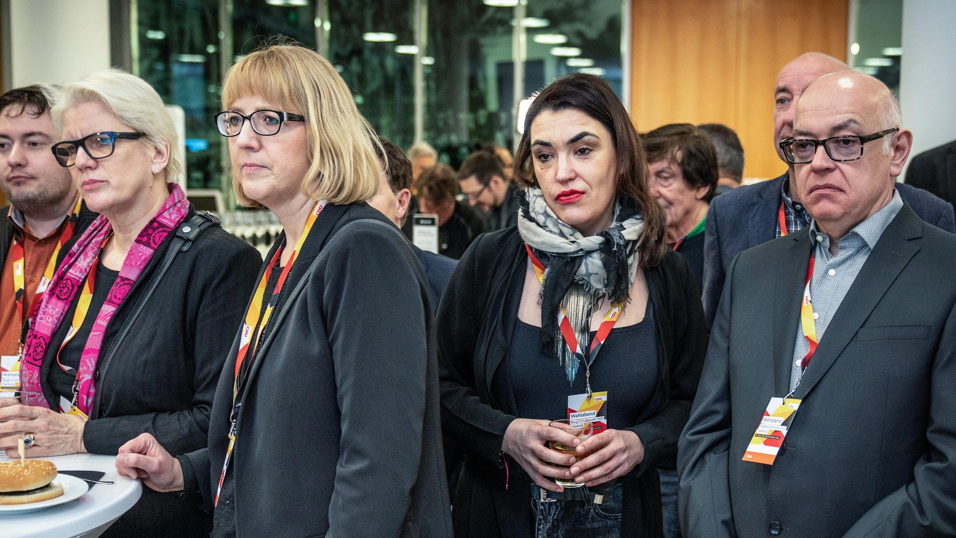 Lange Gesichter in der CDU-Zentrale in Berlin.