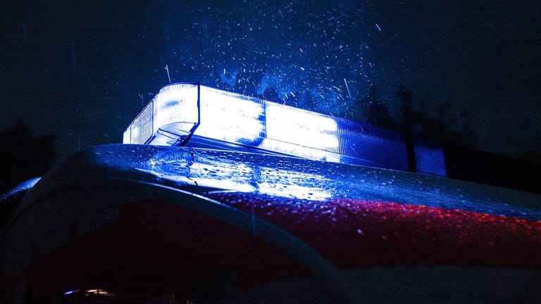 Blaulicht auf einem Rettungswagen: Der Autofahrer wurde bei dem Unfall eingeklemmt und erlag noch an der Unfallstelle seinen Verletzungen. (Symbolbild)