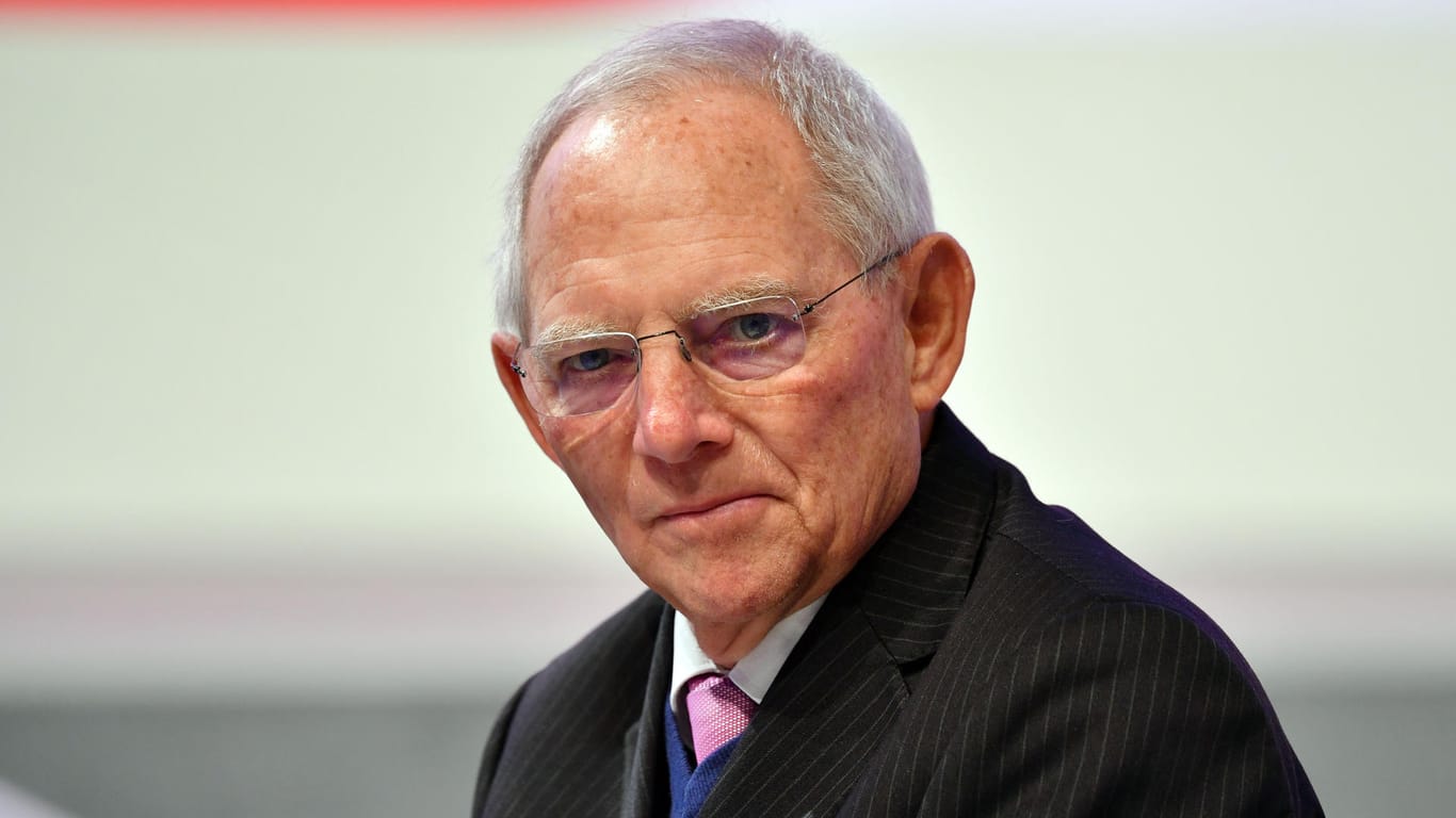 Wolfgang Schäuble: Dass seine eigene Frau die Grundrente beziehen könnte, hält der Bundestagspräsident für unfair. (Archivbild)