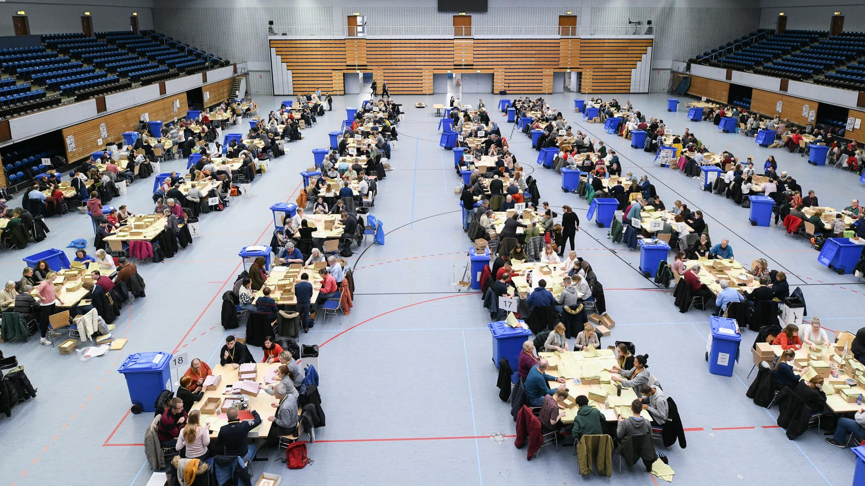Bürgerschaftswahl - Auszählung