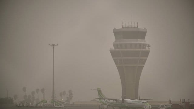 Der Flughafen Santa Cruz de Tenerife.