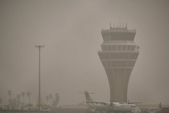 Der Flughafen Santa Cruz de Tenerife.