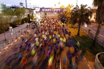 Beim Marathon in Tel Aviv dürfen in diesem Jahr wegen des Coronavirus keine ausländischen Läufer starten.