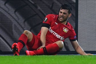 Kevin Volland: Leverkusens Stürmerstar hat sich in der Europa League schwer verletzt.