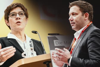 Annegret Kramp-Karrenbauer und Lars Klingbeil: Die CDU-Chefin hat den SPD-Generalsekretär scharf attackiert.