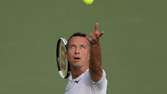 Philipp Kohlschreiber hat in Dubai das Achtelfinale erreicht.
