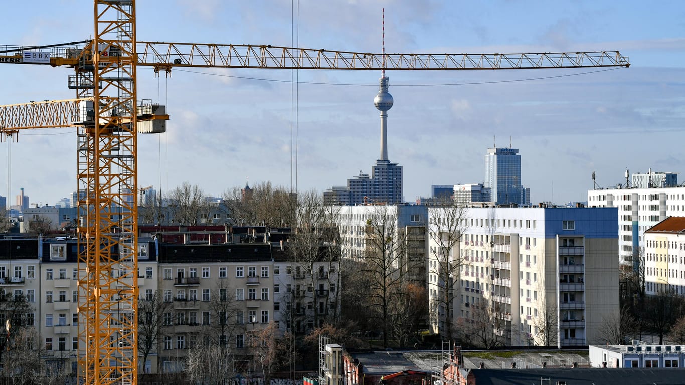 Berliner Innenstadt: Es werden immer wieder Immobilien saniert.