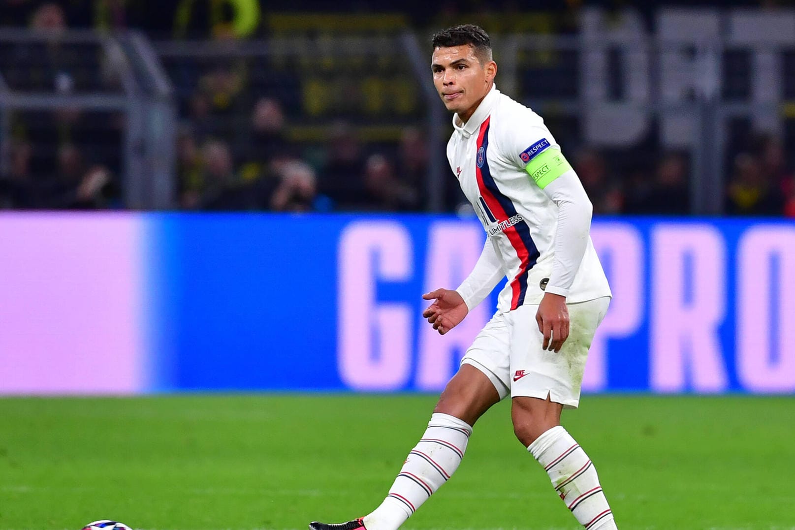 Hat sich eine Oberschenkelverletzung zugezogen: PSG-Kapitän Thiago Silva.