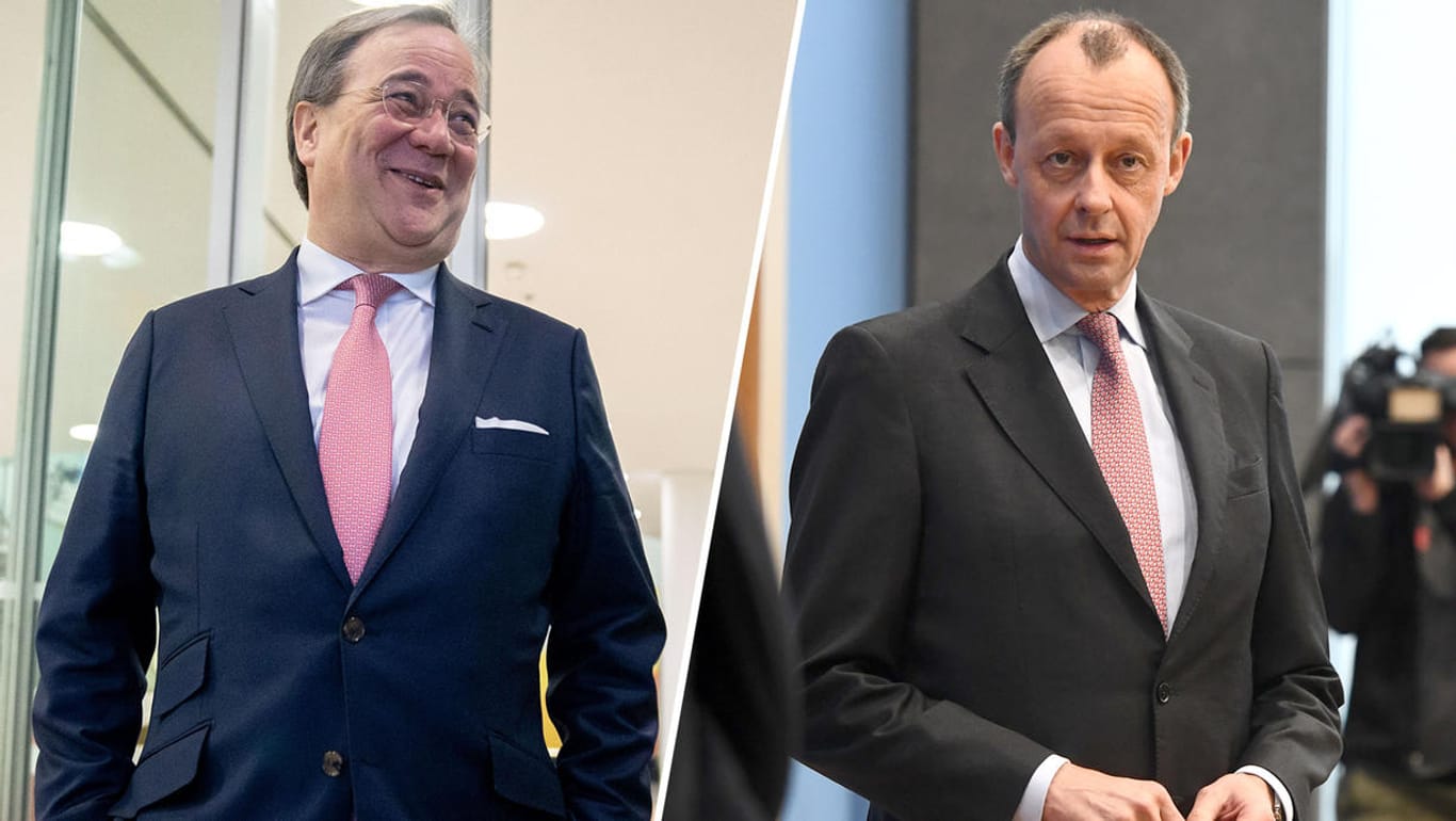 Armin Laschet und Friedrich Merz: Die beiden CDU-Politiker haben sich am Dienstag zu ihrer Kandidatur für den Parteivorsitz erklärt.