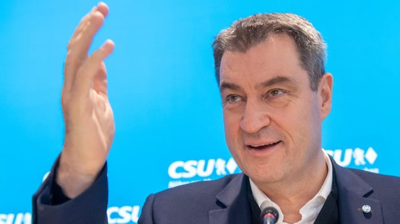 Nicht ohne Mitsprache der Schwesterpartei: CSU-Chef Markus Söder will beim Kanzlerkandidaten der Union mitreden.