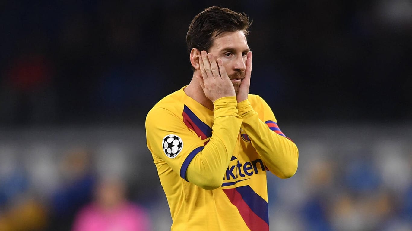 Lionel Messi: Der Barça-Superstar blieb in Neapel ohne Tor.