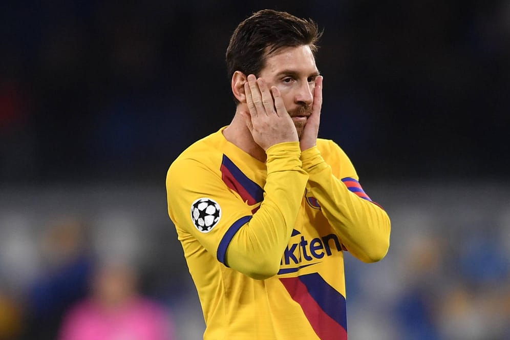 Lionel Messi: Der Barça-Superstar blieb in Neapel ohne Tor.