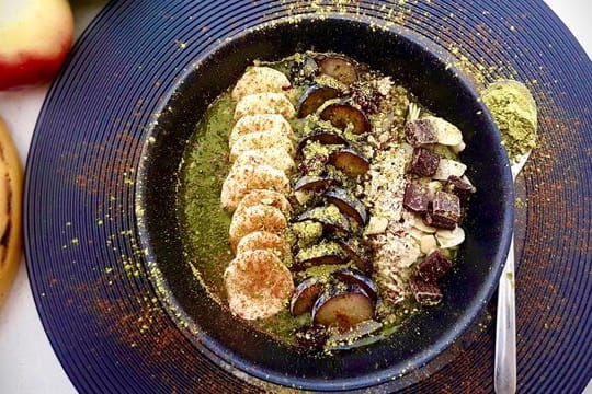 So sieht die "Good Morning Matcha Bowl" von Christian Brandl aus.