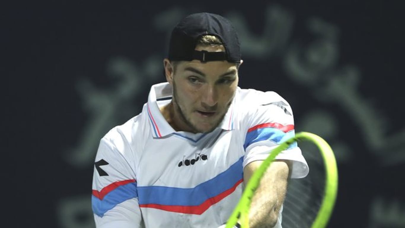 Steht beim ATP-Tour in Dubai im Viertelfinale: Jan-Lennard Struff in Aktion.