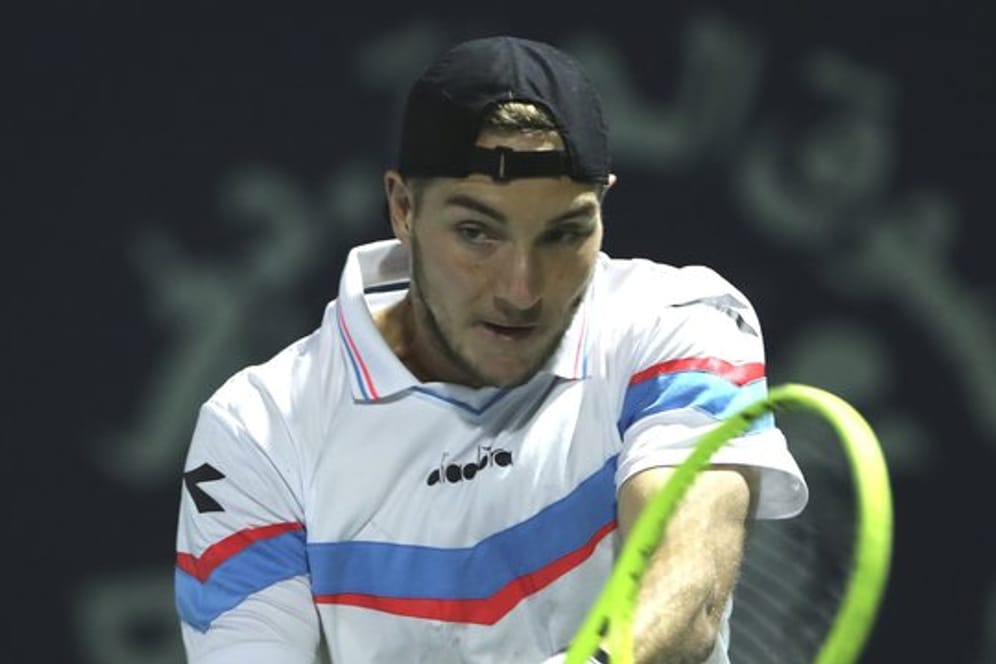 Steht beim ATP-Tour in Dubai im Viertelfinale: Jan-Lennard Struff in Aktion.