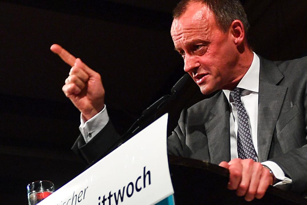 CDU-Politiker Friedrich Merz in Apolda: "Der Auslöser war die Arroganz, die Überheblichkeit zu sagen, ich stelle mich hier zur Wahl."