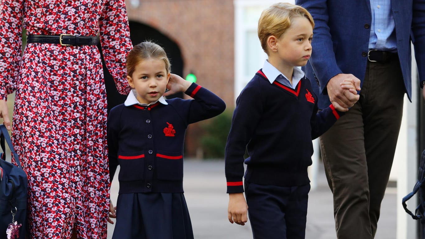 Prinzessin Charlotte und Prinz George: Die Kinder von William und Kate gehen auf eine Schule, in der Coronavirus-Verdachtsfälle aufgetreten sind.