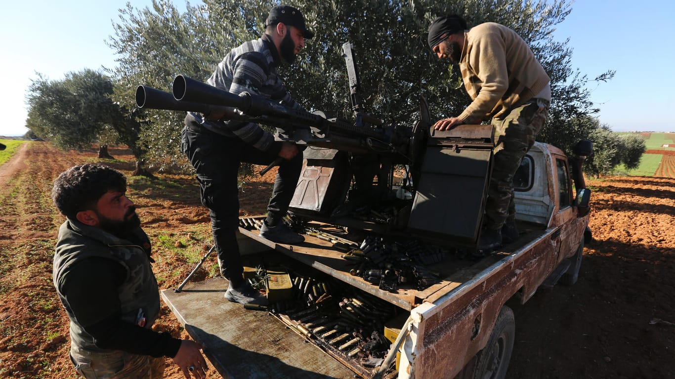 Kämpfe um die syrische Stadt Sarakib: Mithilfe der türkischen Armee konnten die syrischen Rebellen das Assad-Regime zurückdrängen.