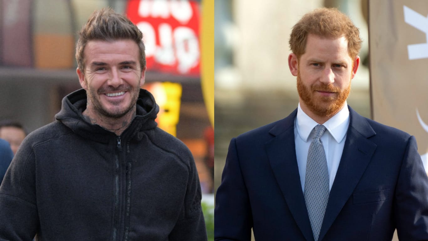 David Beckham und Prinz Harry: Die beiden Männer pflegen ein freundschaftliches Verhältnis.