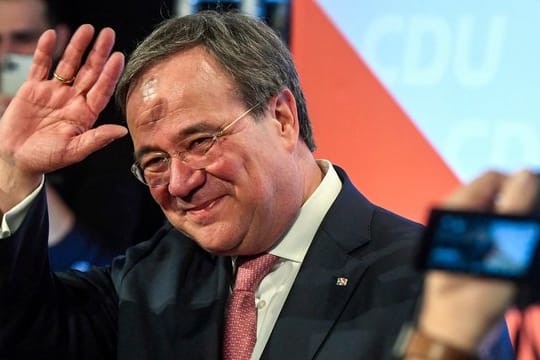 Armin Laschet zu Gast in der Schützenhalle Lennestadt-Kirchveischede beim politischen Aschermittwoch des nordrhein-westfälischen Landesverbandes der CDU.
